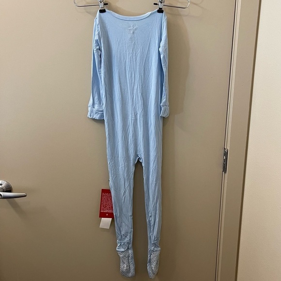 Kickee Pants Footie with Snaps in Pond Bamboo Signature Blend onesie size 5 kids - Picture 6 of 7